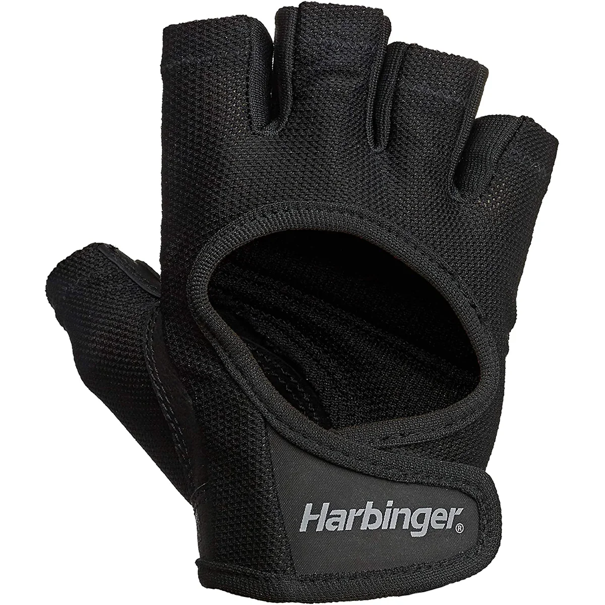Harbinger 161 Women's Power Weight Lifting Gloves - Black - Image 2