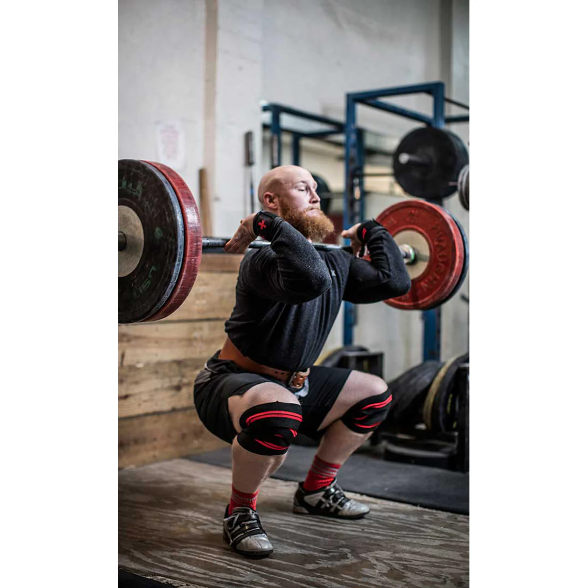 Harbinger 18" Red Line Weight Lifting Wrist Wraps - Image 6