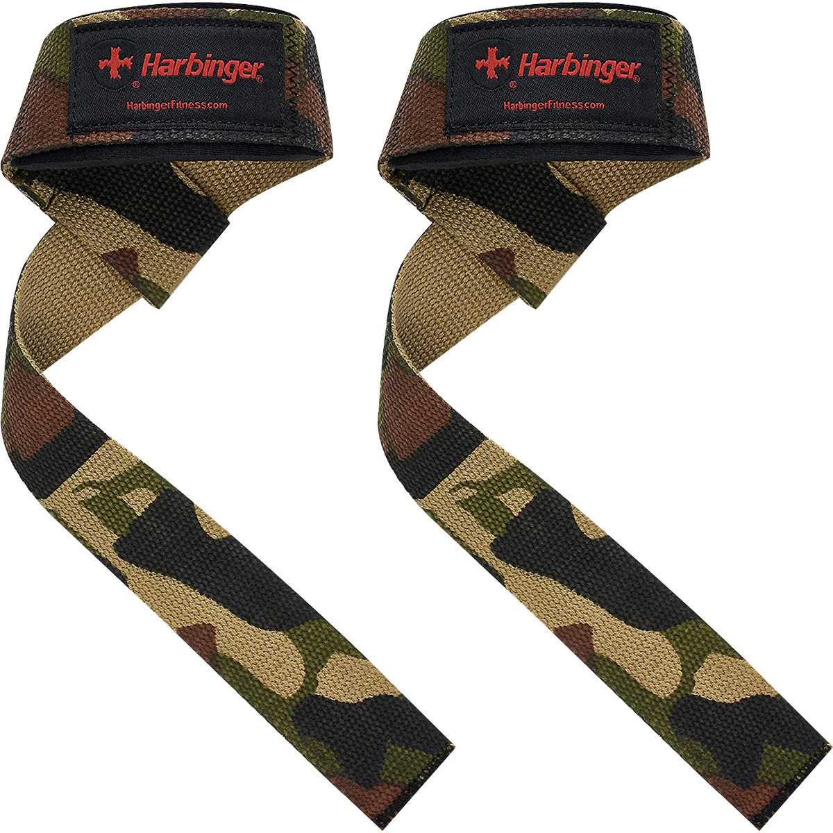 Harbinger 21.5" Padded Cotton Weight Lifting Straps