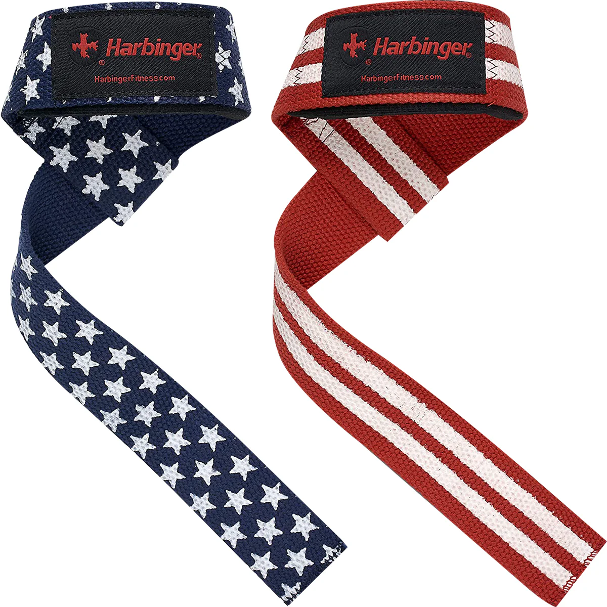 Harbinger 21.5" Padded Cotton Weight Lifting Straps - Image 8