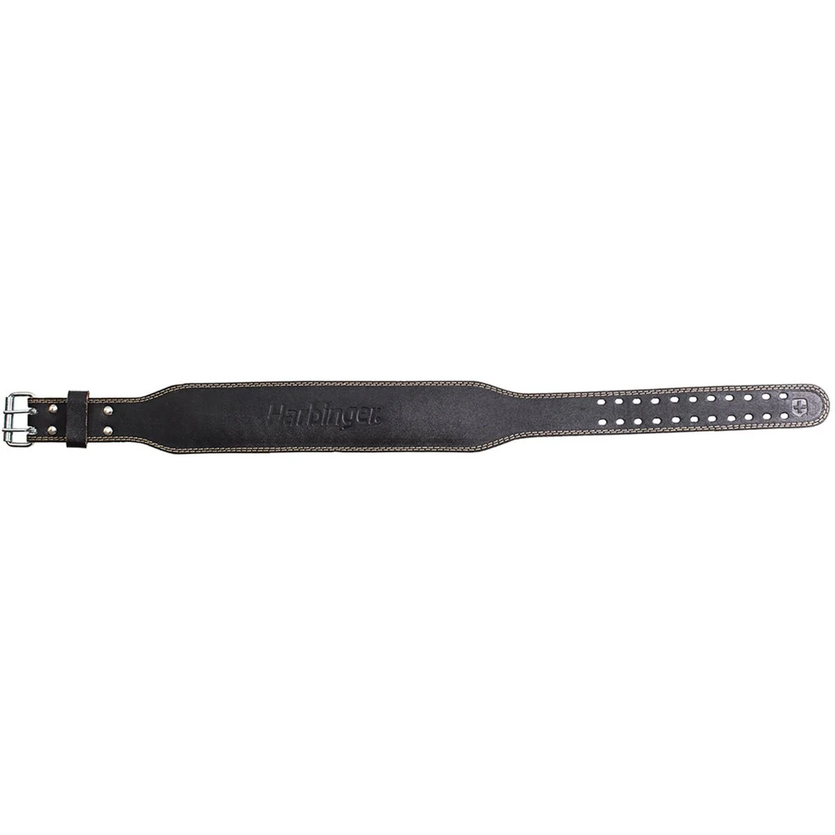 Harbinger 4" Padded Leather Weight Lifting Belt - Image 3