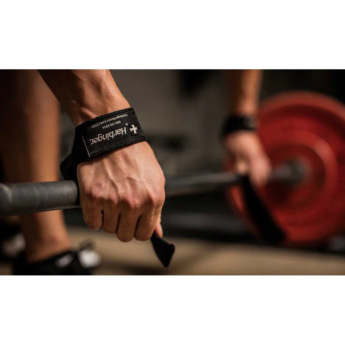 Harbinger Cotton Weight Lifting Straps - Image 2