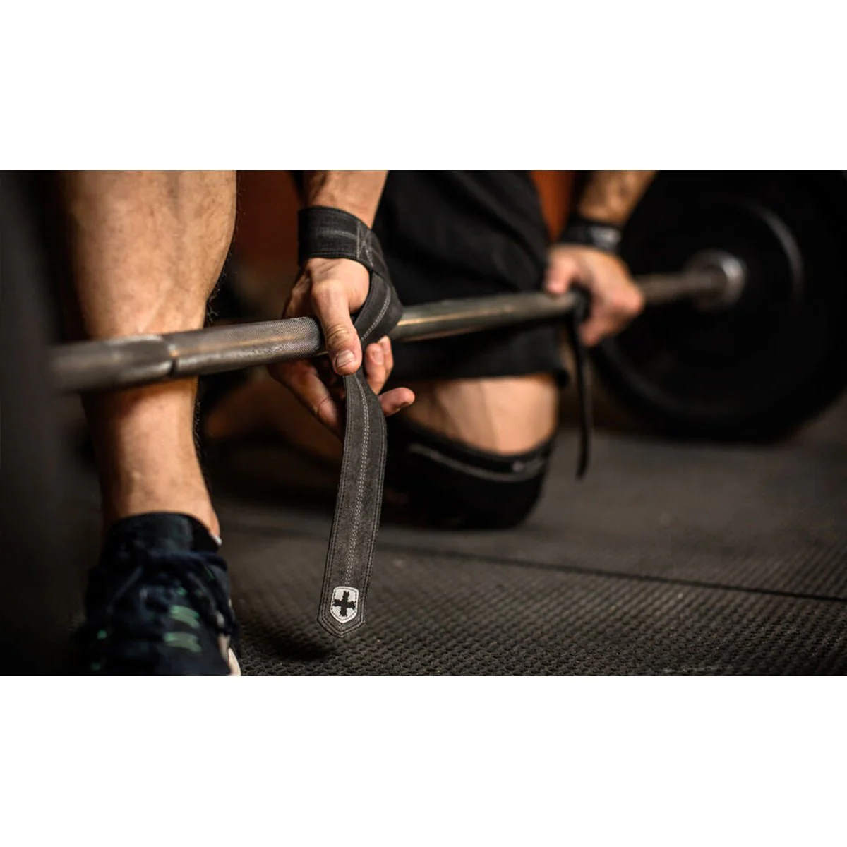 Harbinger DuraHide Real Leather Lifting Straps - Image 3
