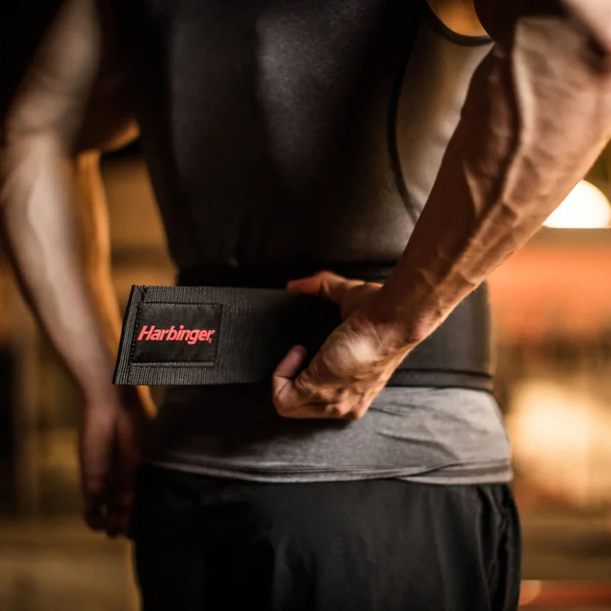 Harbinger Men's 4" Nylon Lifting Belt - Image 3