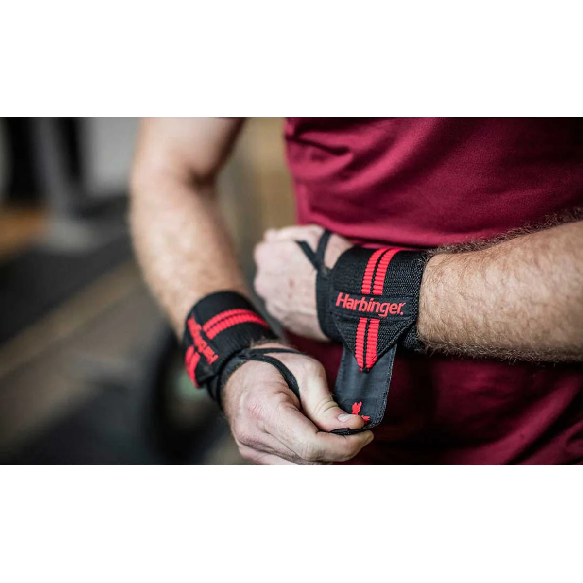 Harbinger Red Line Wrist Wraps - Image 3
