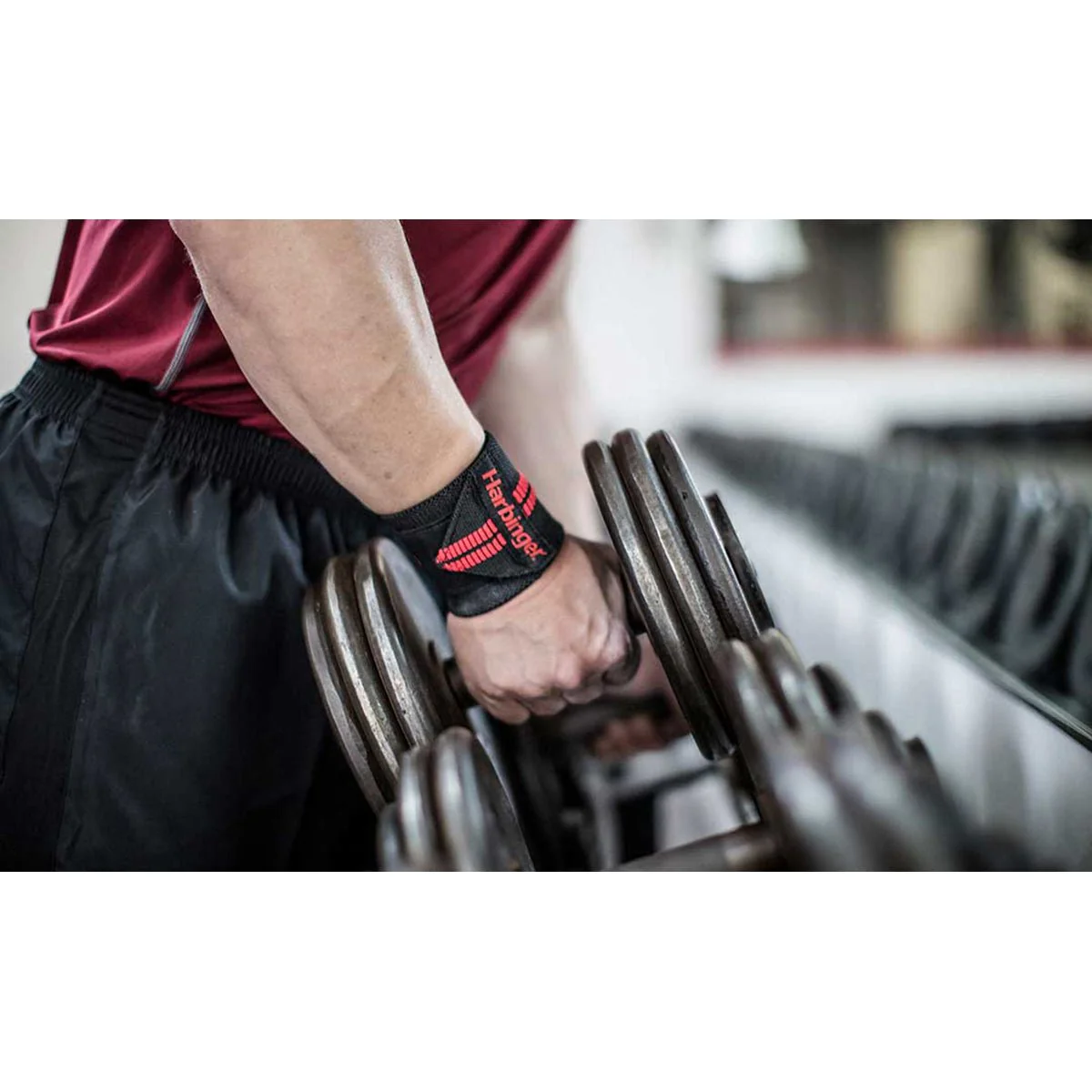 Harbinger Red Line Wrist Wraps - Image 4