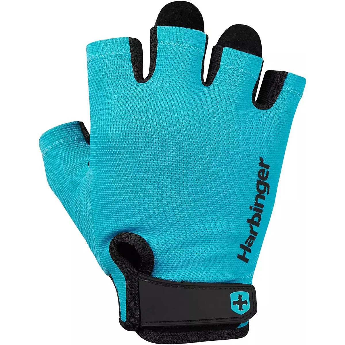 Harbinger Unisex Power Weight Lifting Gloves - Aqua - Image 3
