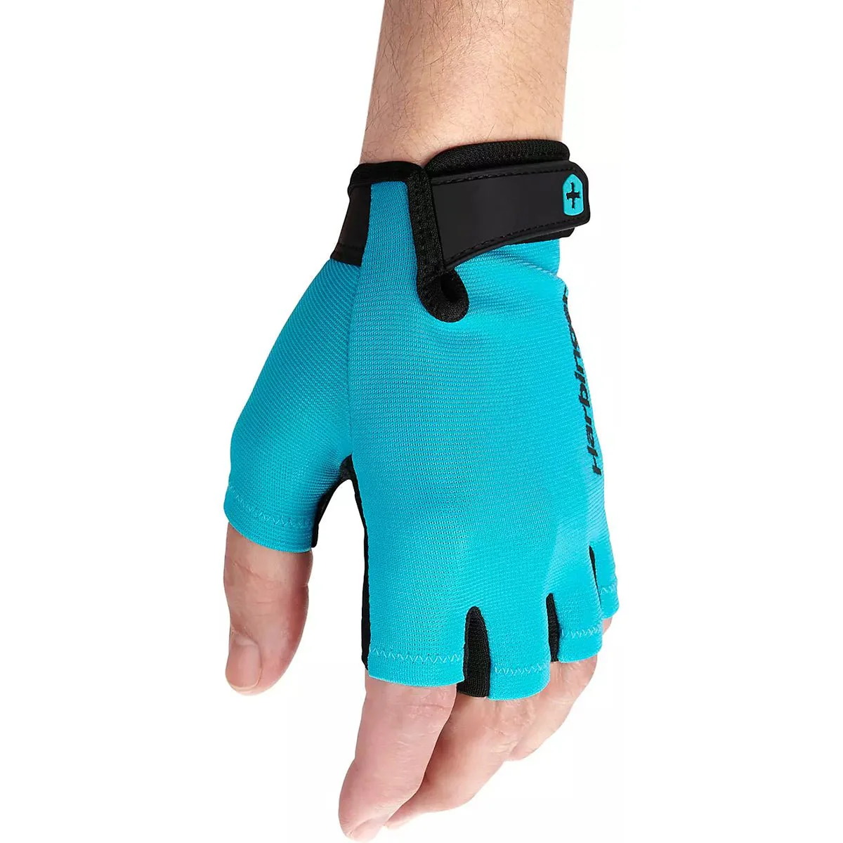Harbinger Unisex Power Weight Lifting Gloves - Aqua - Image 6