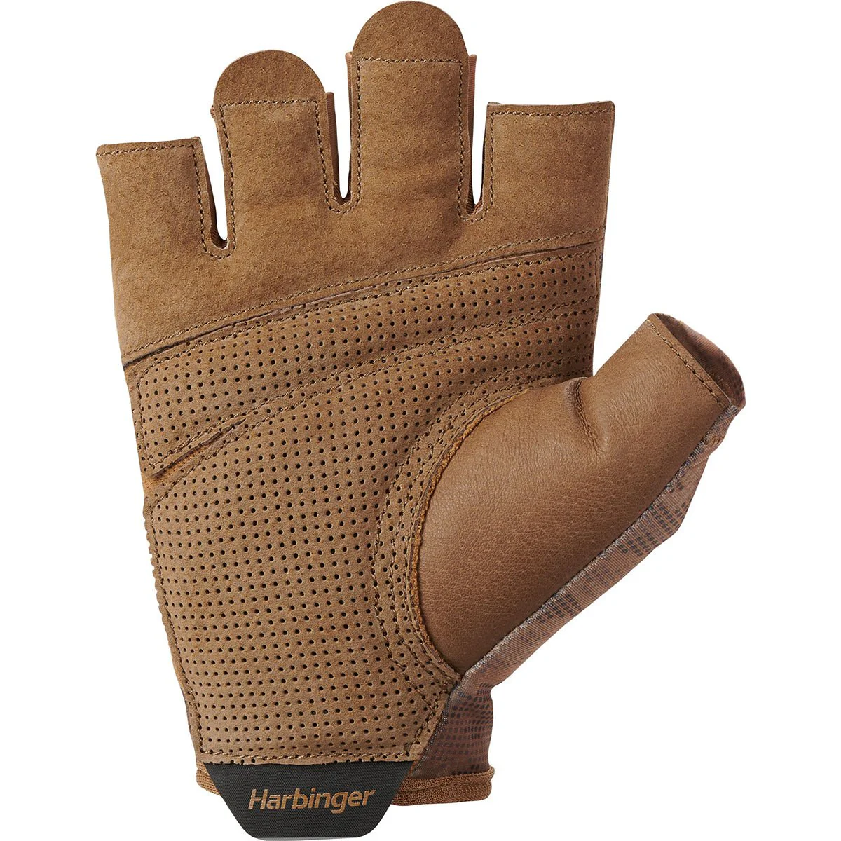 Harbinger Unisex Pro Weight Lifting Gloves - Tan Camo - Image 3