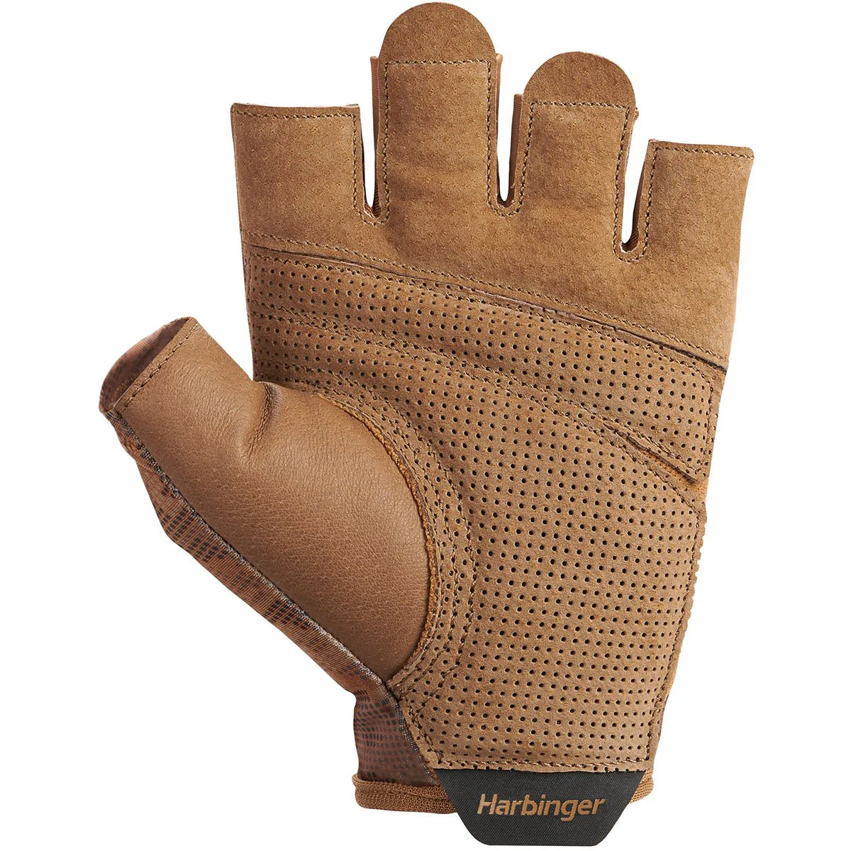 Harbinger Unisex Pro Weight Lifting Gloves - Tan Camo - Image 4