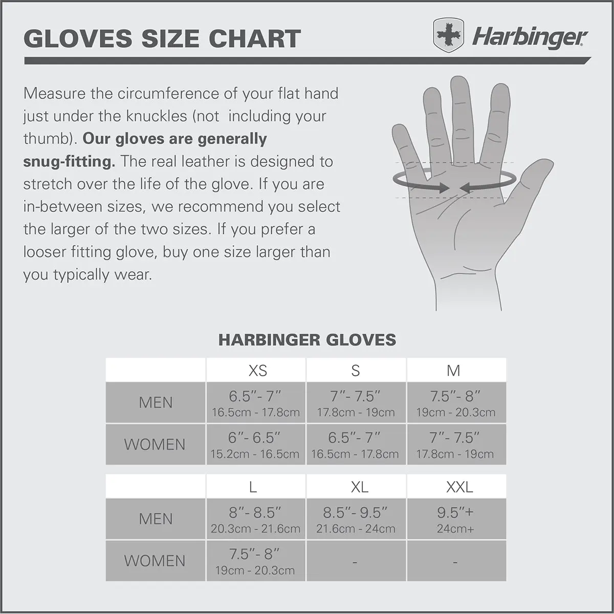 Harbinger Women's Palm Guard Weight Lifting Gloves - Black/Gray Heather - Image 3