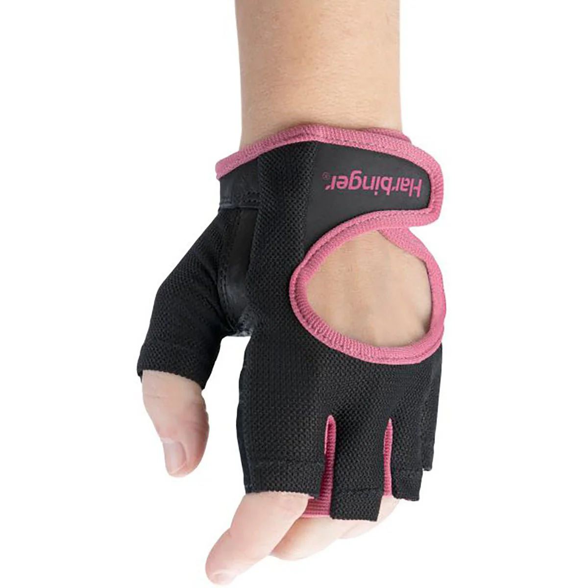 Harbinger Women's Power Weight Lifting Gloves - Mauve - Image 4
