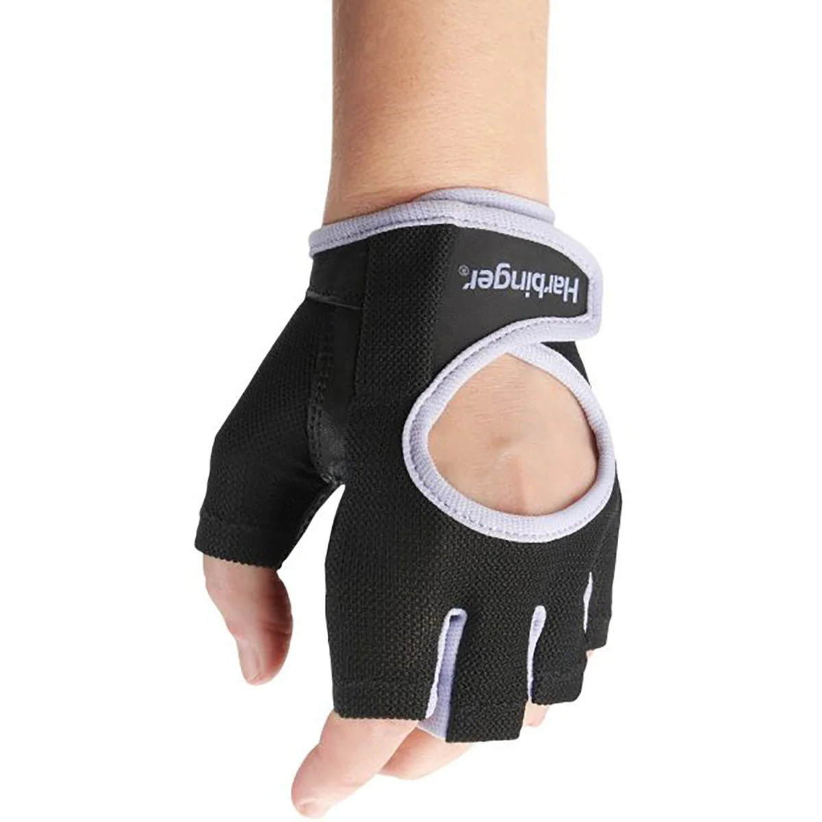Harbinger Women's Power Weight Lifting Gloves - Periwinkle - Image 4