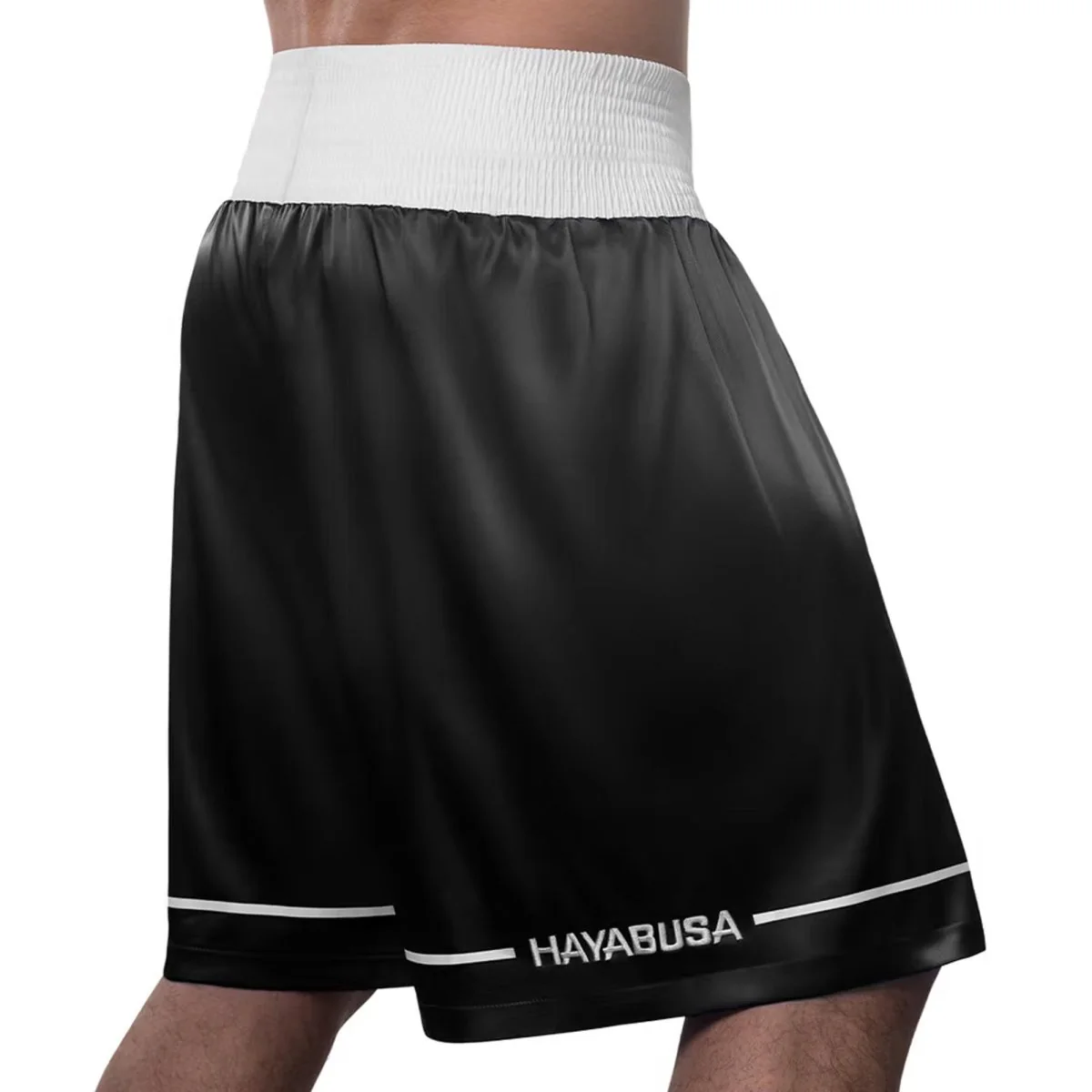 Hayabusa Pro Boxing Shorts, Black - Image 3