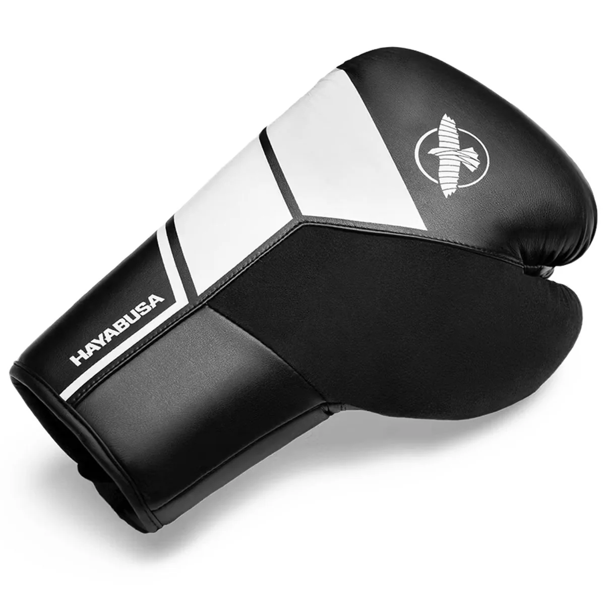 Hayabusa S4 Lace Up Boxing Gloves, Black - Image 4