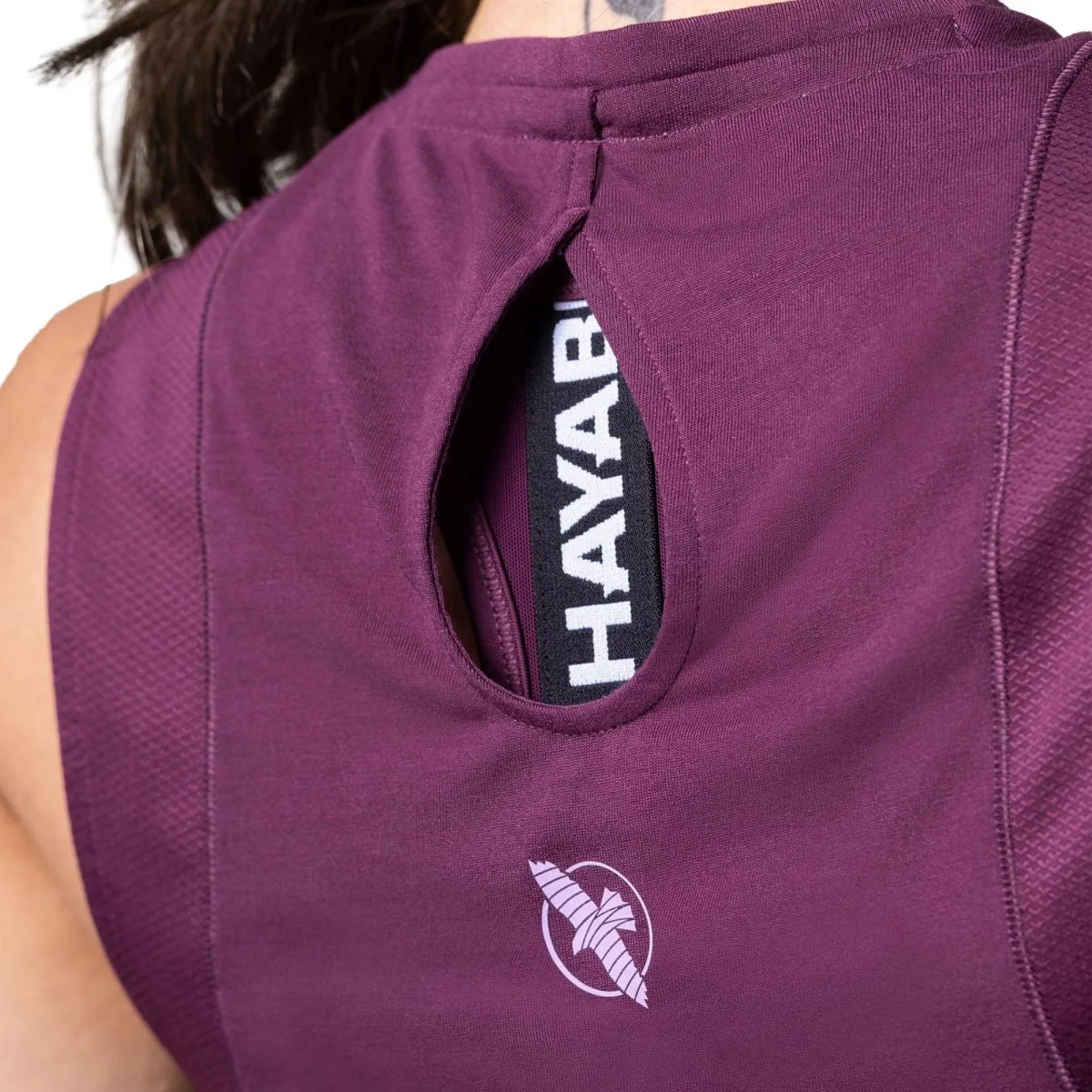 Hayabusa Women’s Lightweight Tank Top, Wine - Image 3