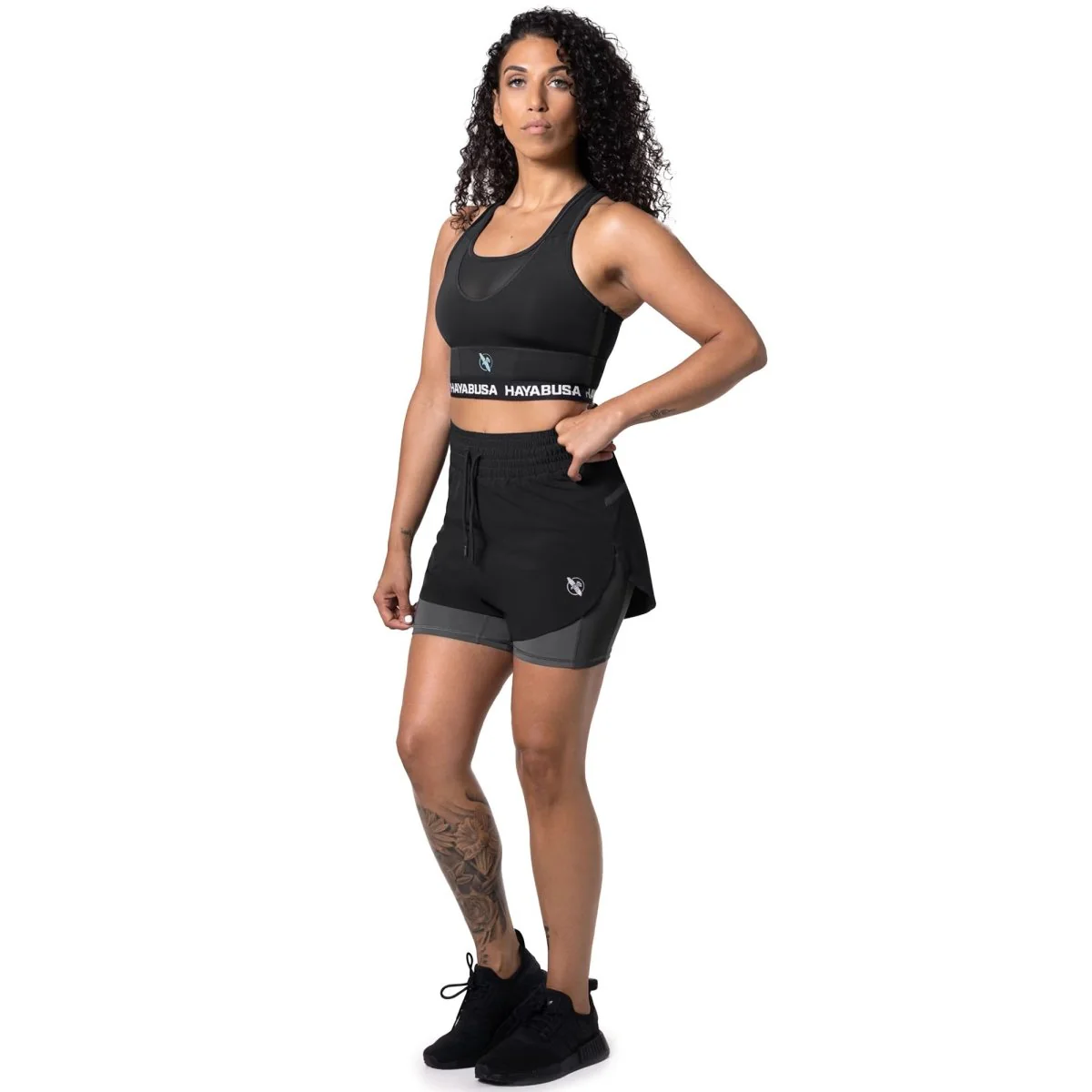 Hayabusa Women’s Mid Rise Layered Shorts - Image 6