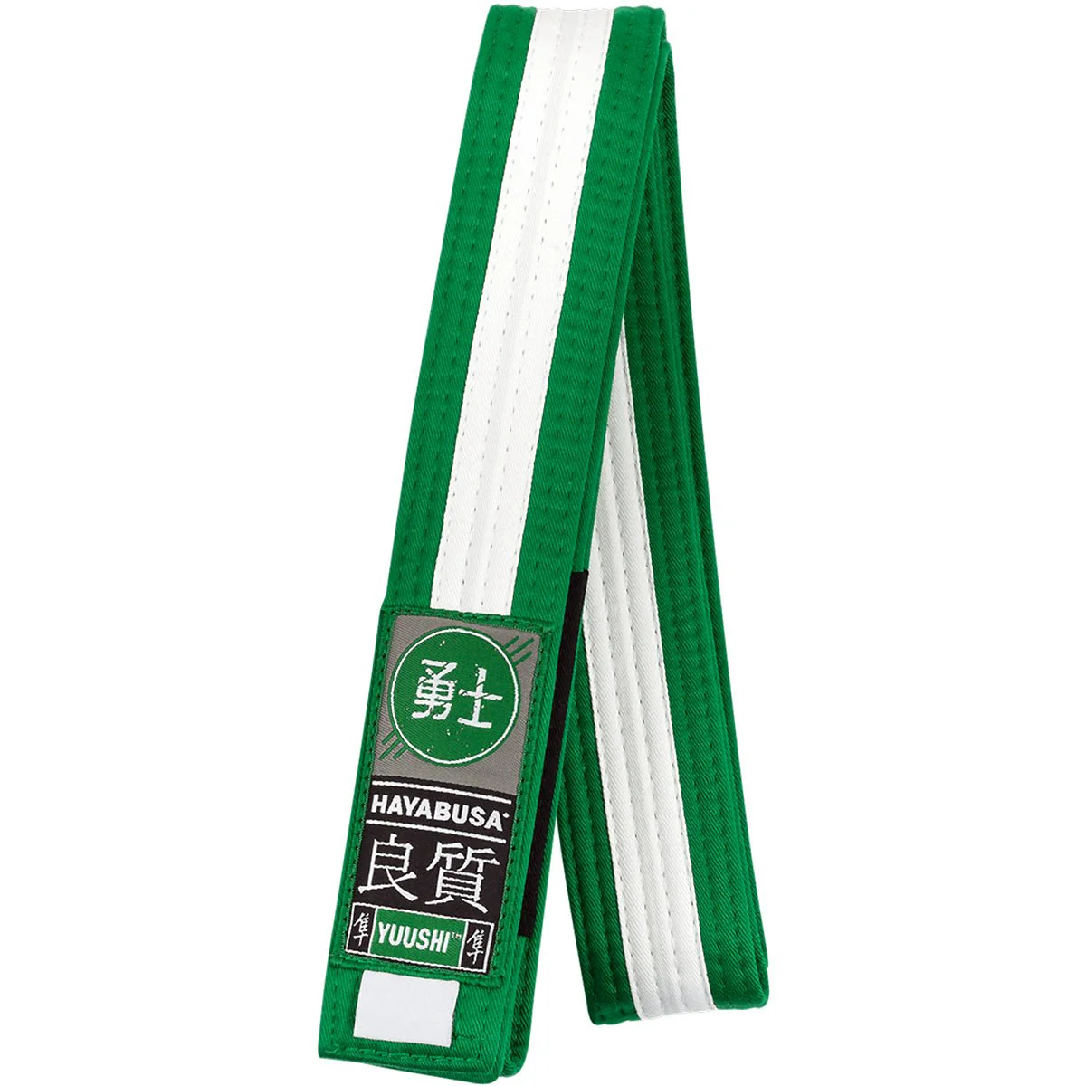 Hayabusa Youth Jiu-Jitsu Belt - Green/White