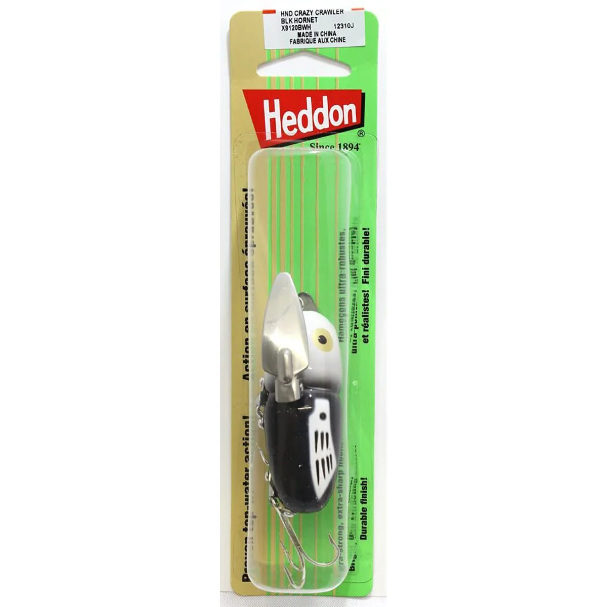 Heddon Tiny Crazy Crawler 1/4 oz Fishing Lure - Image 2