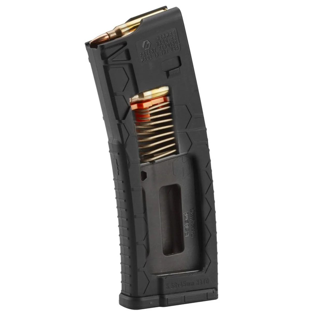 HEXMAG 10-Round Polyhex2 Magazine for AR-15/M4/M16, Series 2 - Image 4