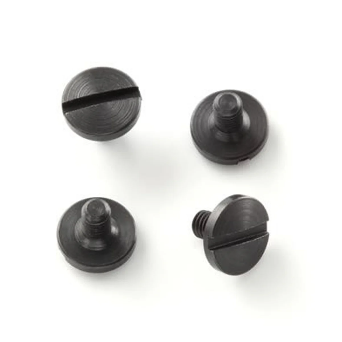 Hogue Beretta Grip Screws 4-Pack - Slotted Head - Black