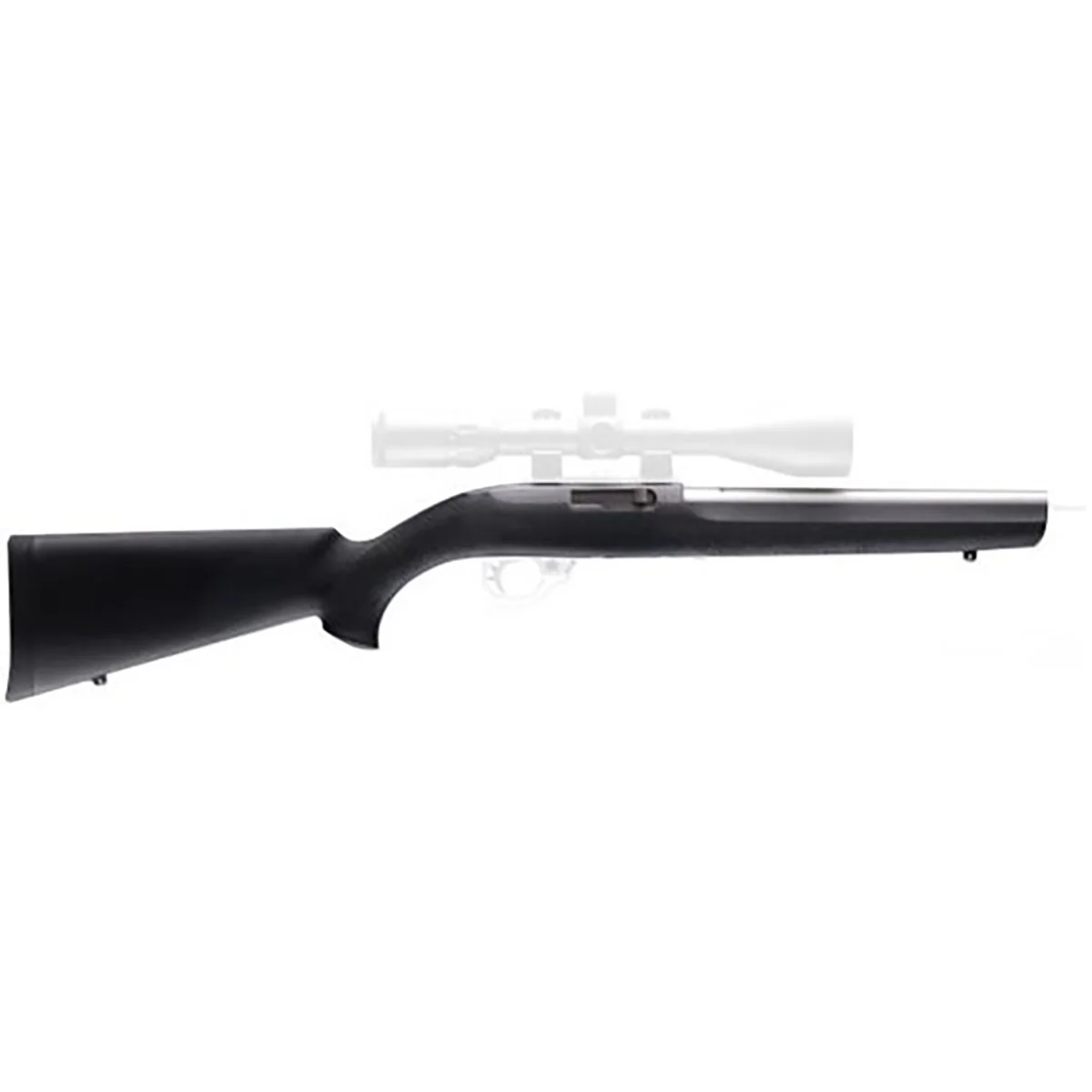 Hogue Ruger 10-22 Rubber Overmolded Stock with Standard Barrel Channel - Black