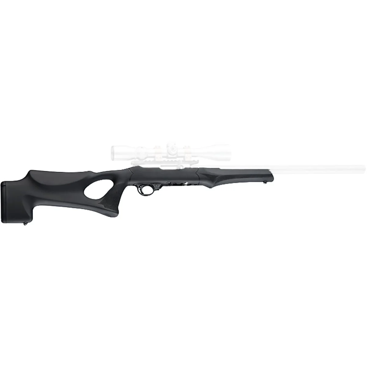 Hogue Ruger 10-22 Tactical Thumbhole Overmolded Stock with .920 Barrel Channel