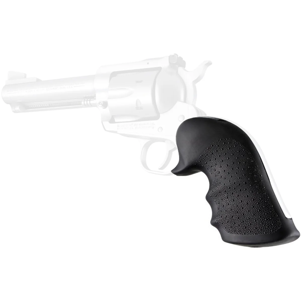 Hogue Ruger Blackhawk/Single Six Rubber Monogrip - Black