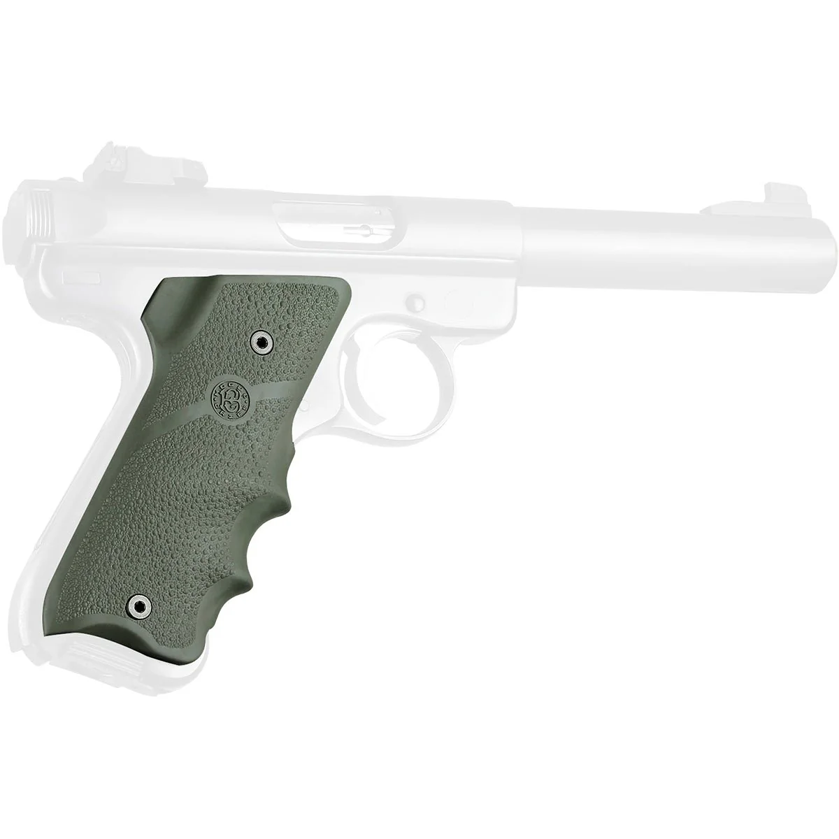 Hogue Ruger MK II/MK III Rubber Grip with Finger Grooves - Image 2