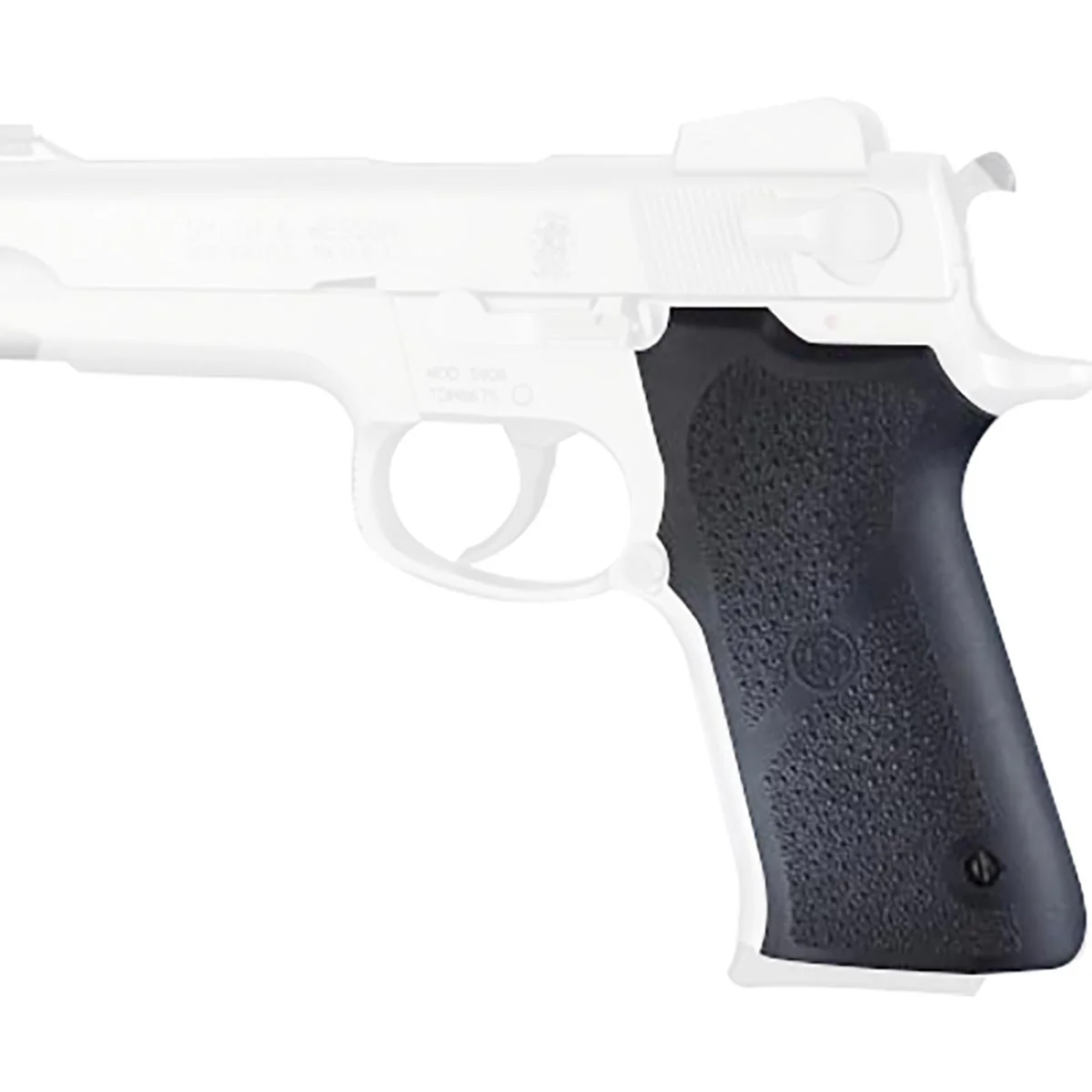 Hogue S&W 5900 Series Rubber Grip Panels - Black