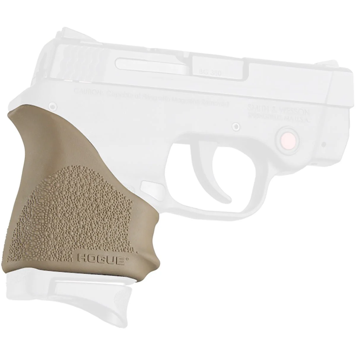 Hogue S&W Bodyguard 380/Taurus TCP & Spectrum HandALL Beavertail Grip Sleeve - Image 6