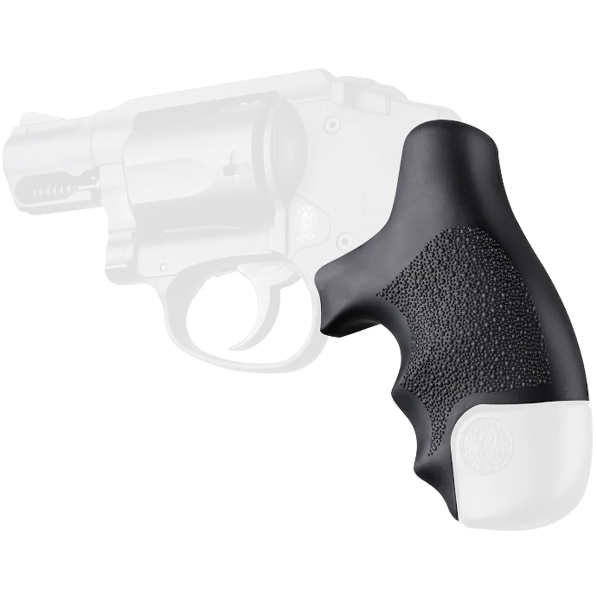 Hogue S&W Centennial J-Frame Round Butt Polymer Bodyguard 38 Rubber Tamer Grip