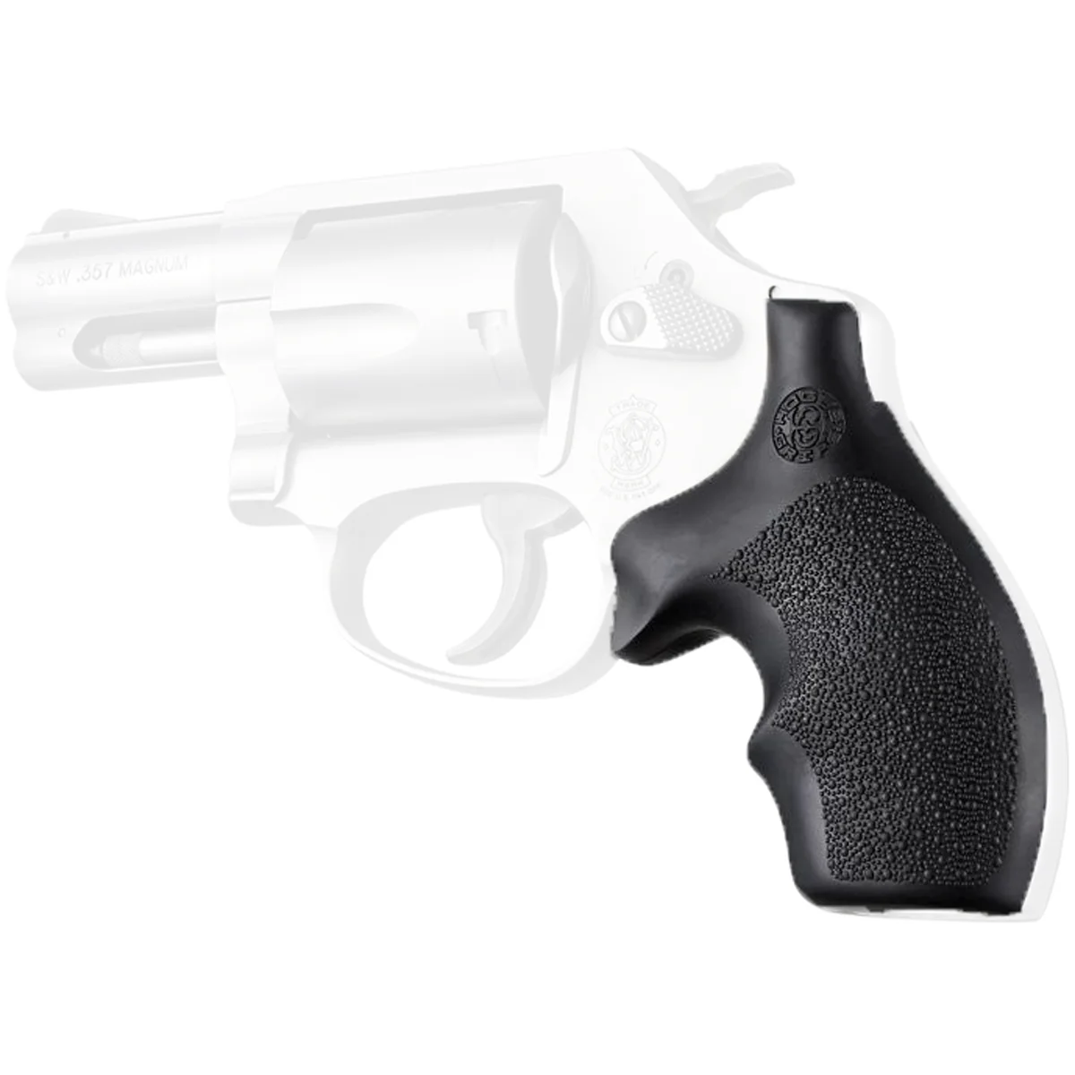 Hogue S&W J Frame Round Butt Rubber Bantam Style Grip