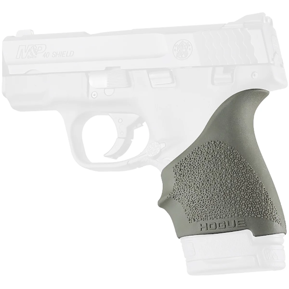 Hogue S&W M&P Shield 9mm & .40 S&W/Ruger LC9, EC9 HandALL Beavertail Grip Sleeve - Image 2