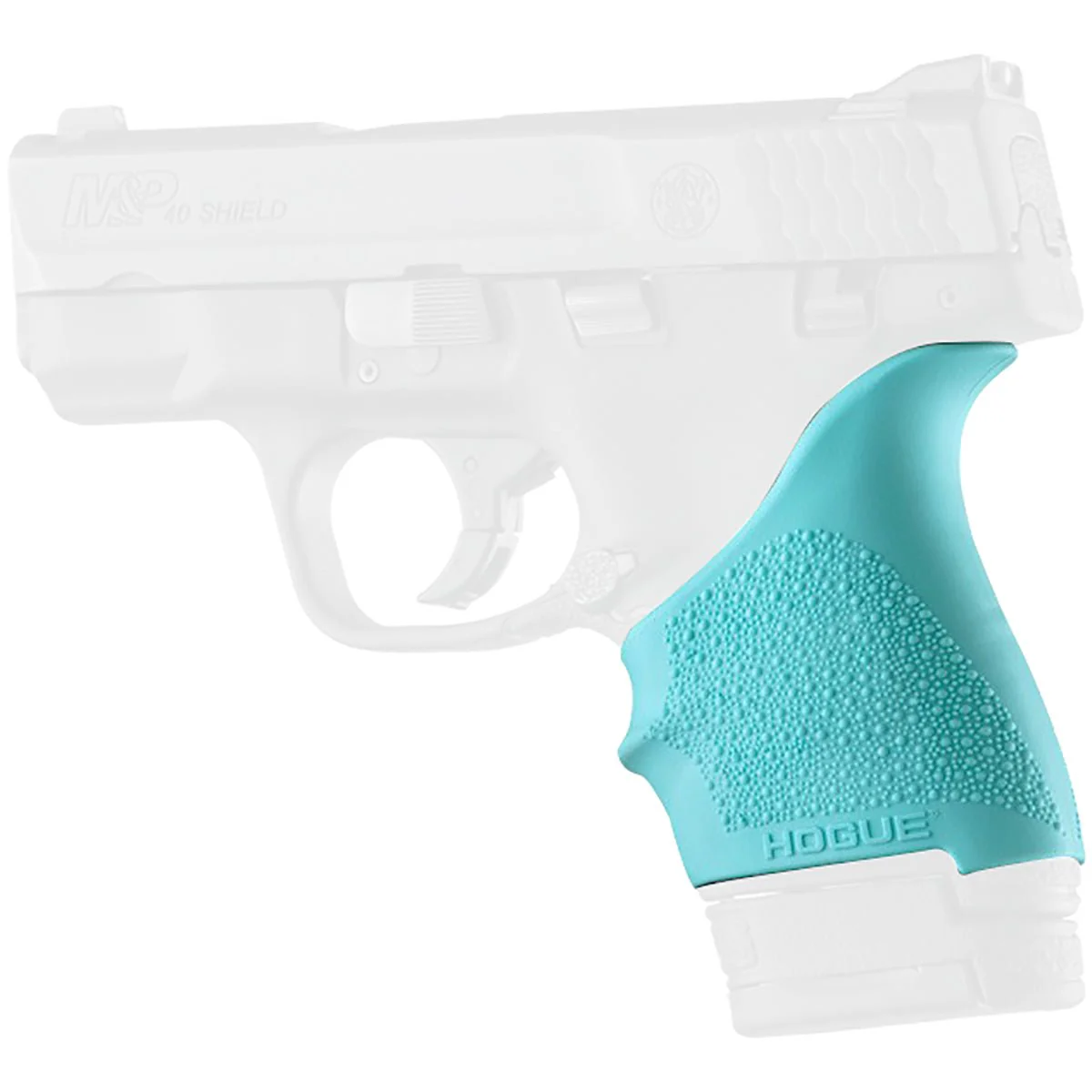 Hogue S&W M&P Shield 9mm & .40 S&W/Ruger LC9, EC9 HandALL Beavertail Grip Sleeve - Image 4