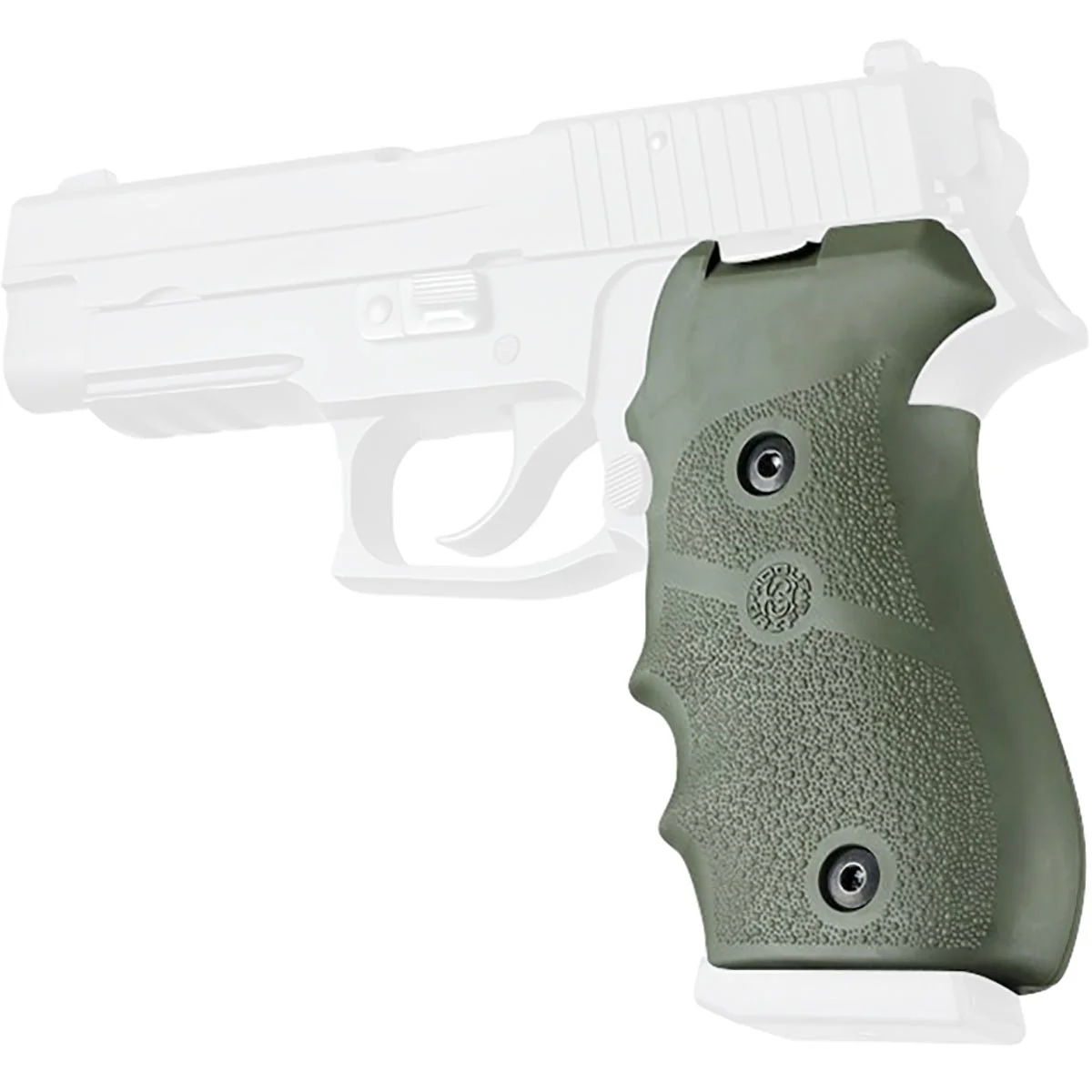 Hogue SIG P220 American DA/SA DAK Over Molded Rubber Grip with Finger Grooves