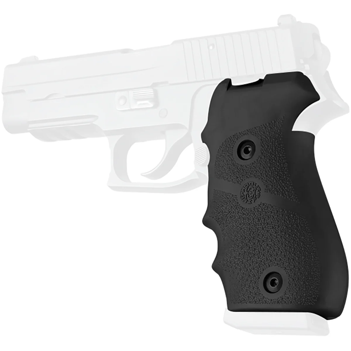 Hogue SIG P220 American DA/SA DAK Over Molded Rubber Grip with Finger Grooves - Image 3