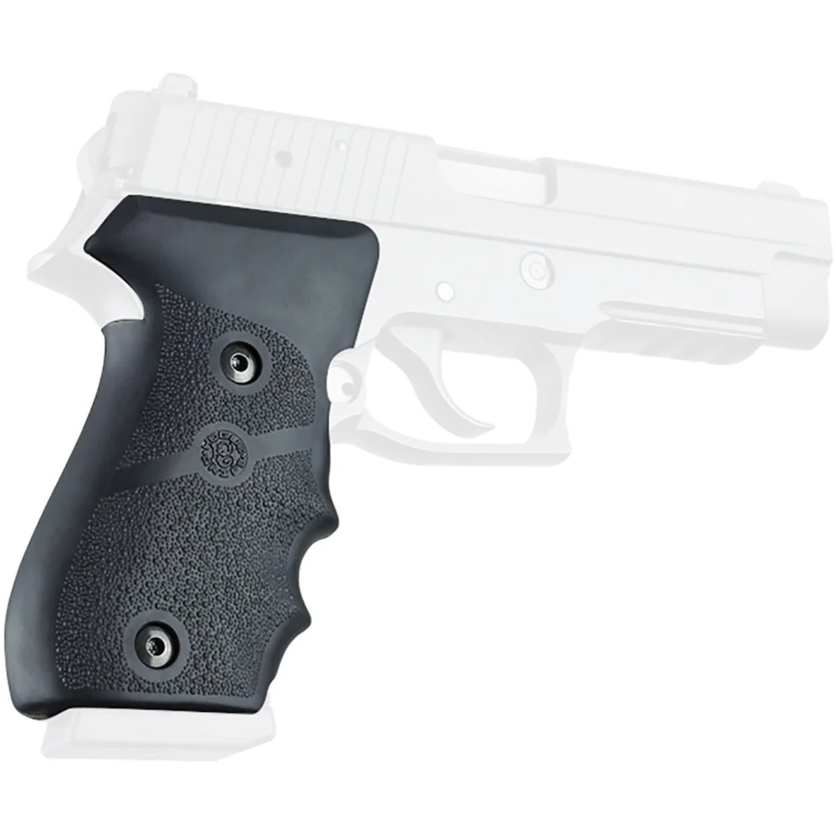 Hogue SIG P220 American DA/SA DAK Over Molded Rubber Grip with Finger Grooves - Image 4