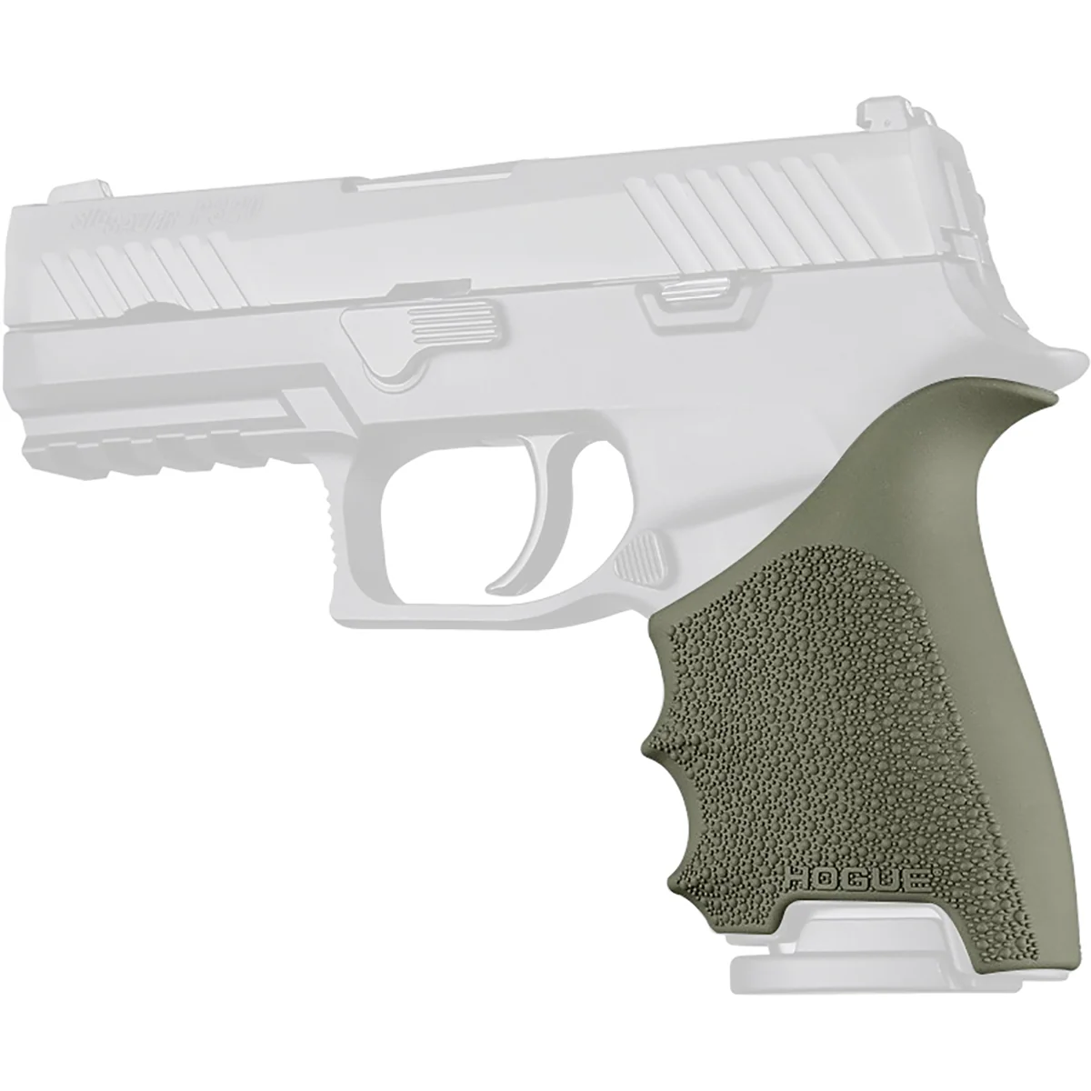 Hogue SIG SAUER P320 Compact HandALL Beavertail Grip Sleeve - Image 2