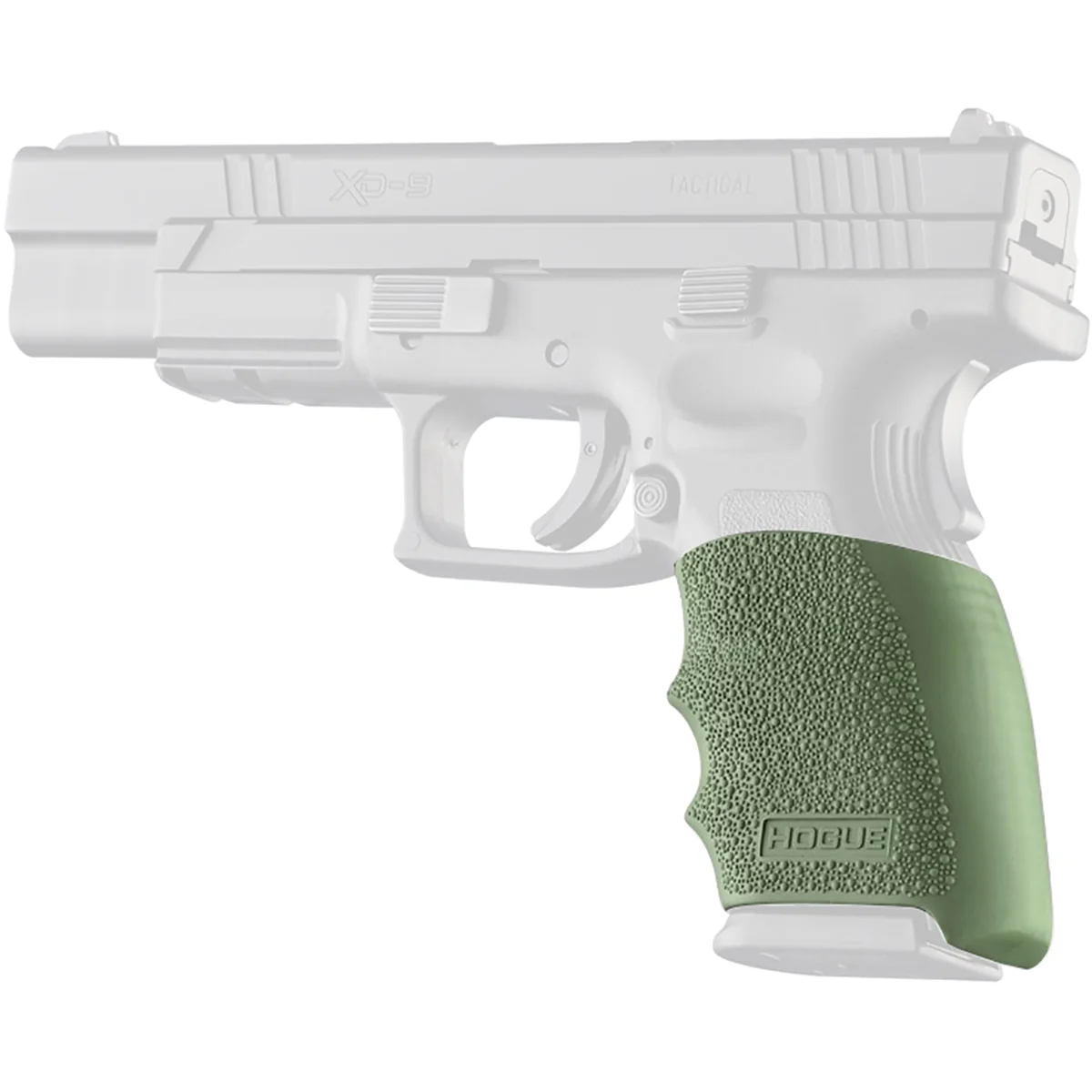 Hogue Springfield Armory XD Full Size 9mm/.357 SIG/.40 S&W HandALL Hybrid Grip - Image 3