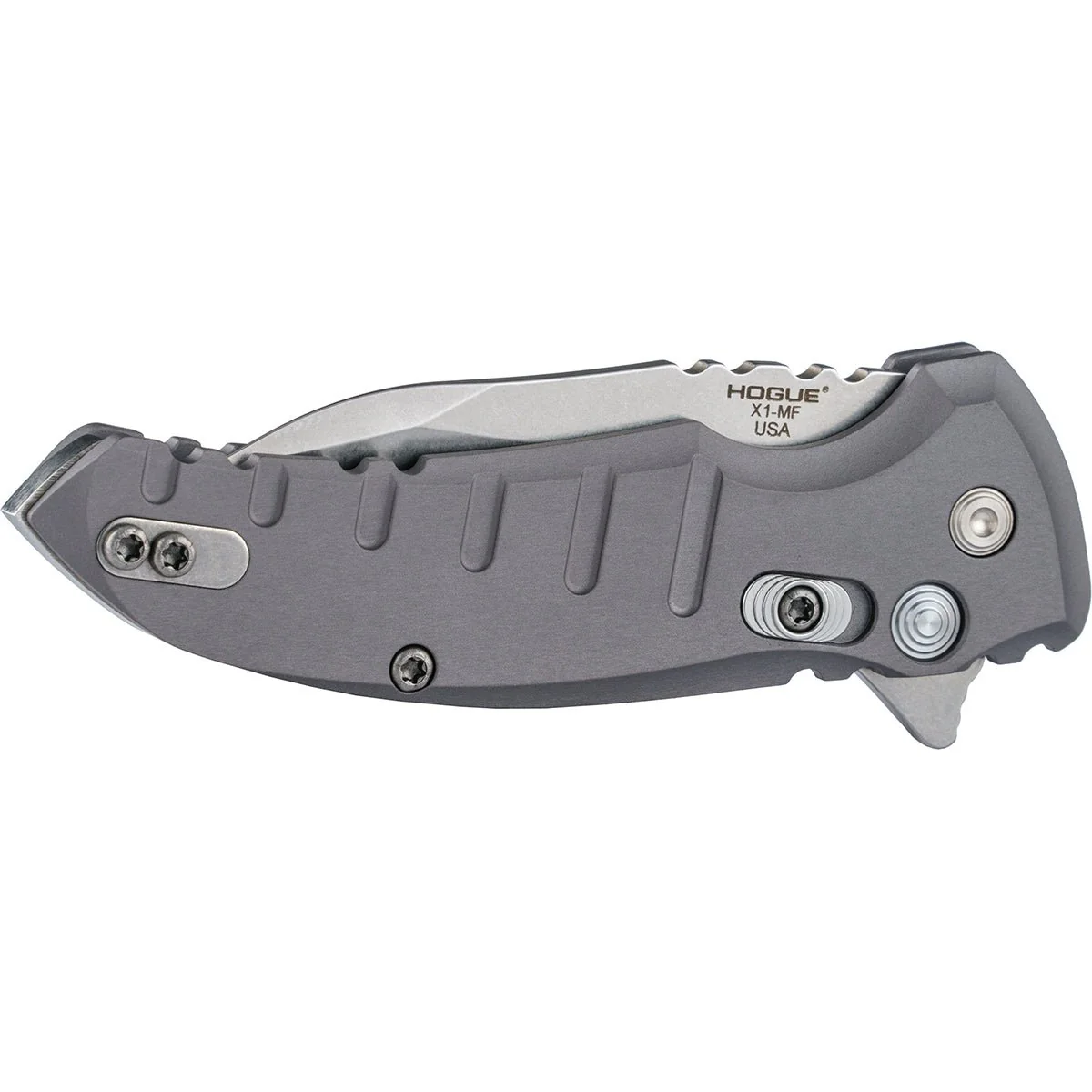 Hogue X1-Microflip Manual Flipper 2.75" Folder Wharncliffe Blade Knife - Image 4
