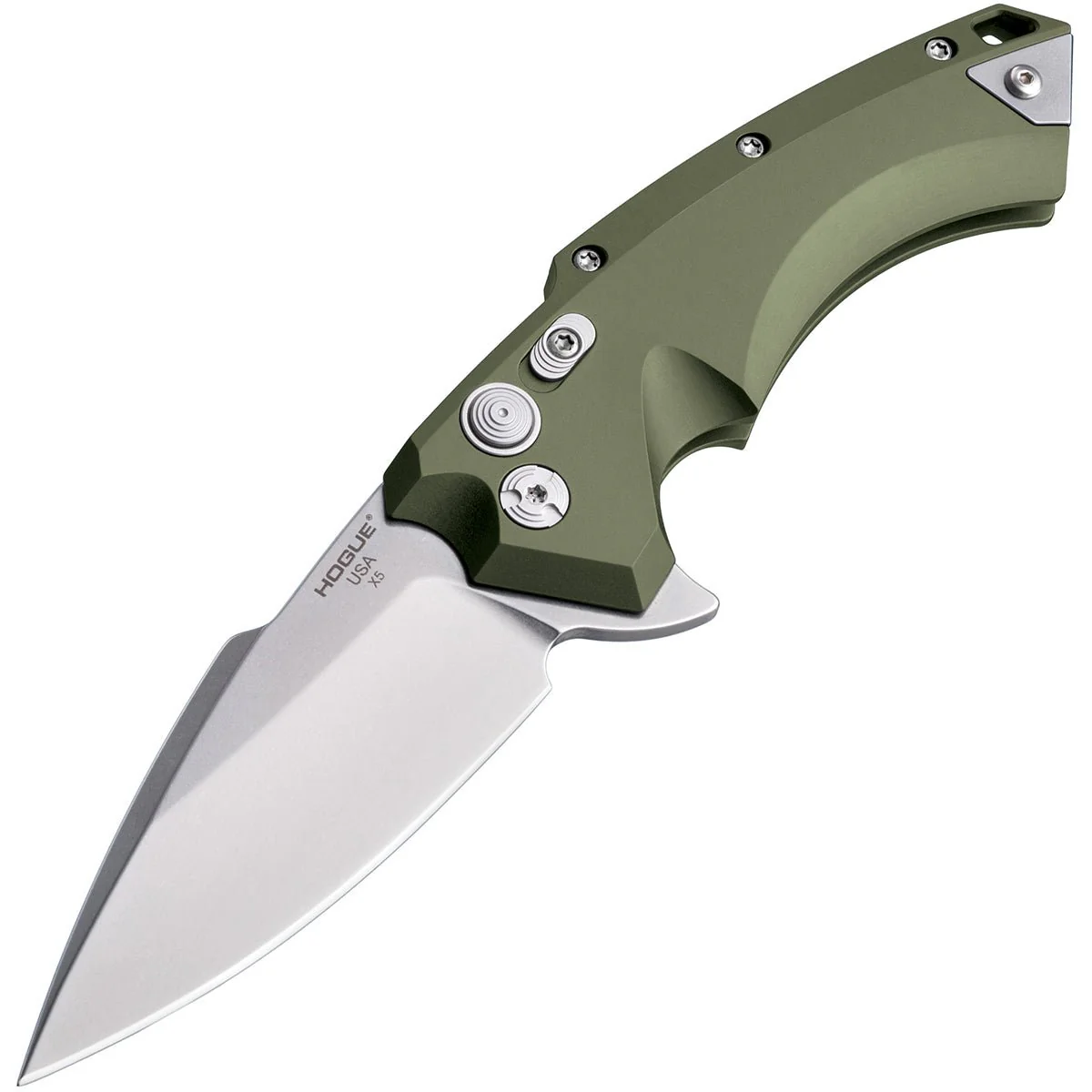 Hogue X5 Manual Flipper 4" Spear Point Blade Knife