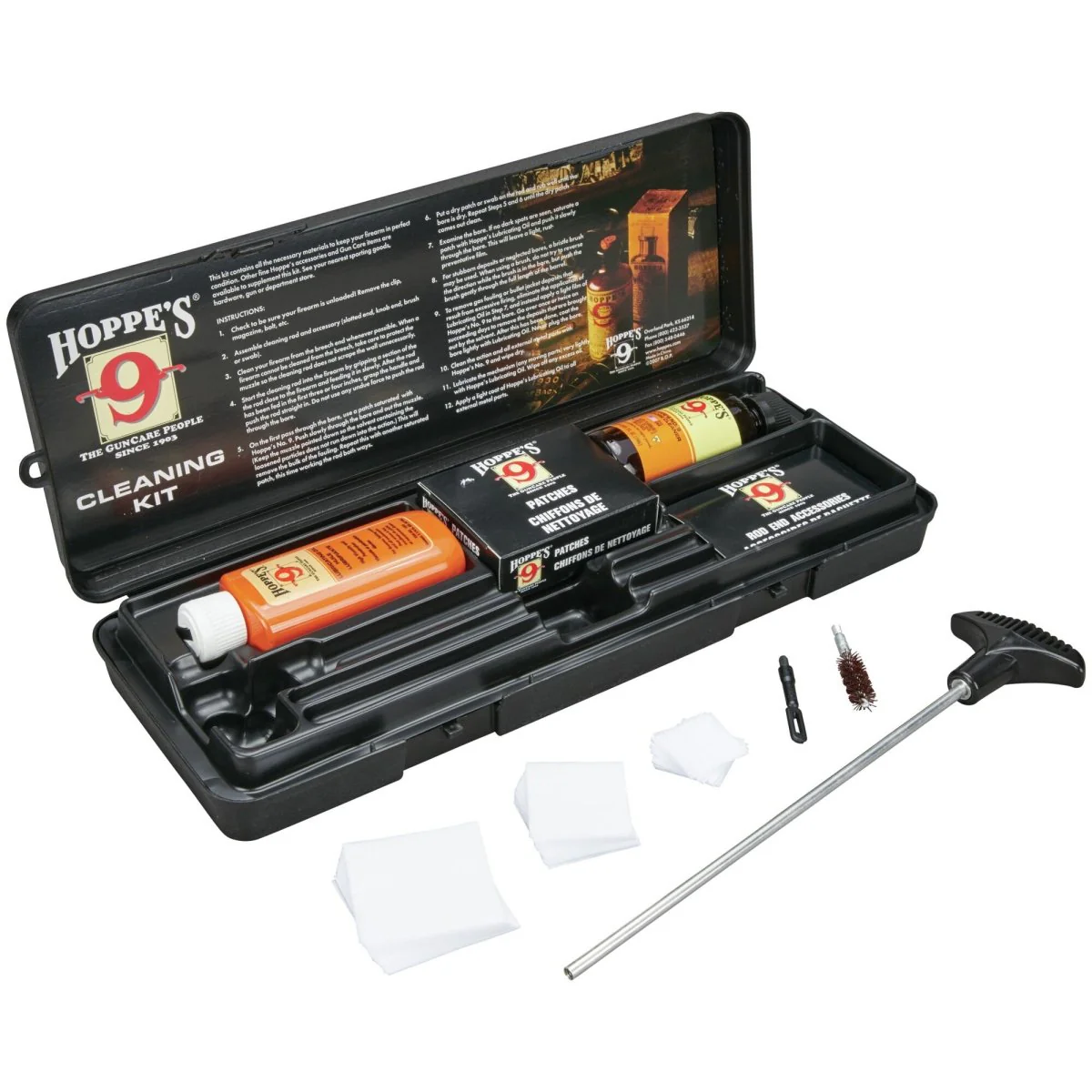 Hoppe's 38, .357, 9mm Caliber Pistol Cleaning Kit