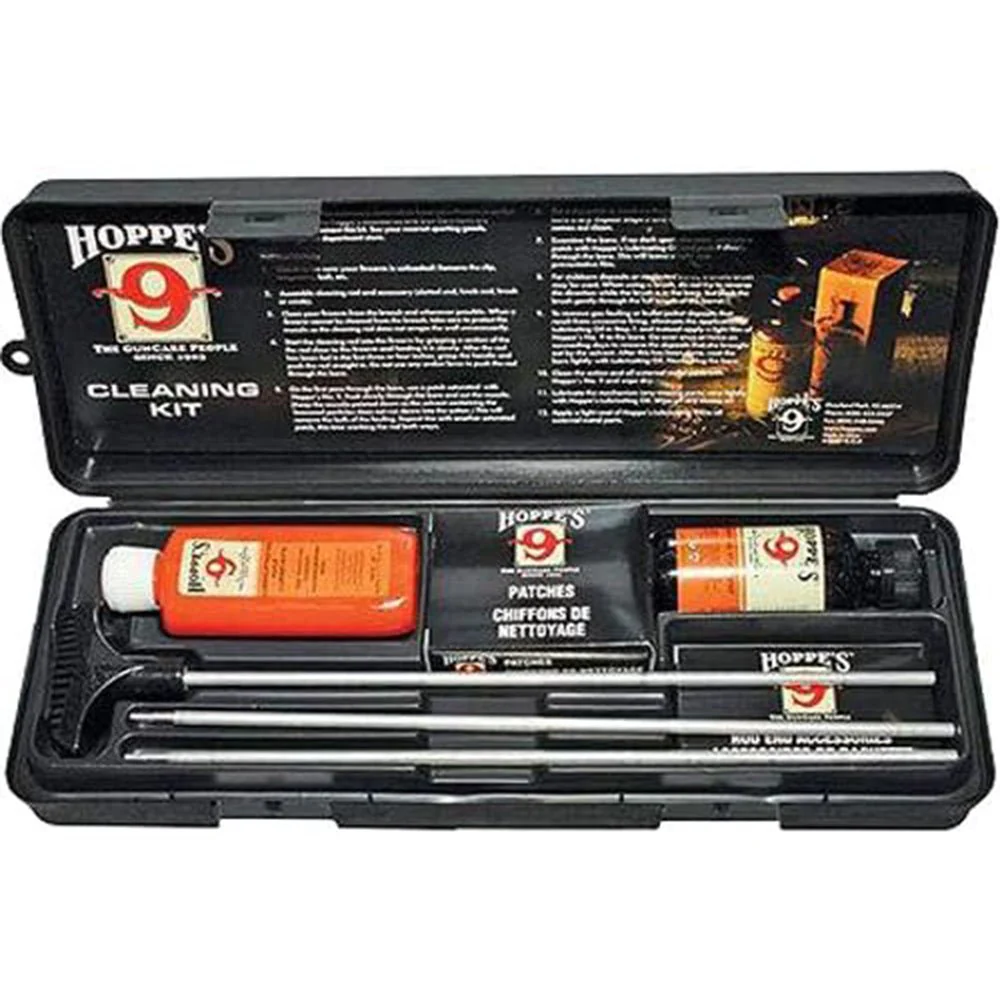 Hoppe's Rifle .22 -.225 Caliber Cleaning Kit with Aluminum Rod