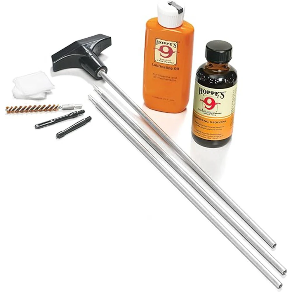 Hoppe's Rifle .22 -.225 Caliber Cleaning Kit with Aluminum Rod - Image 2
