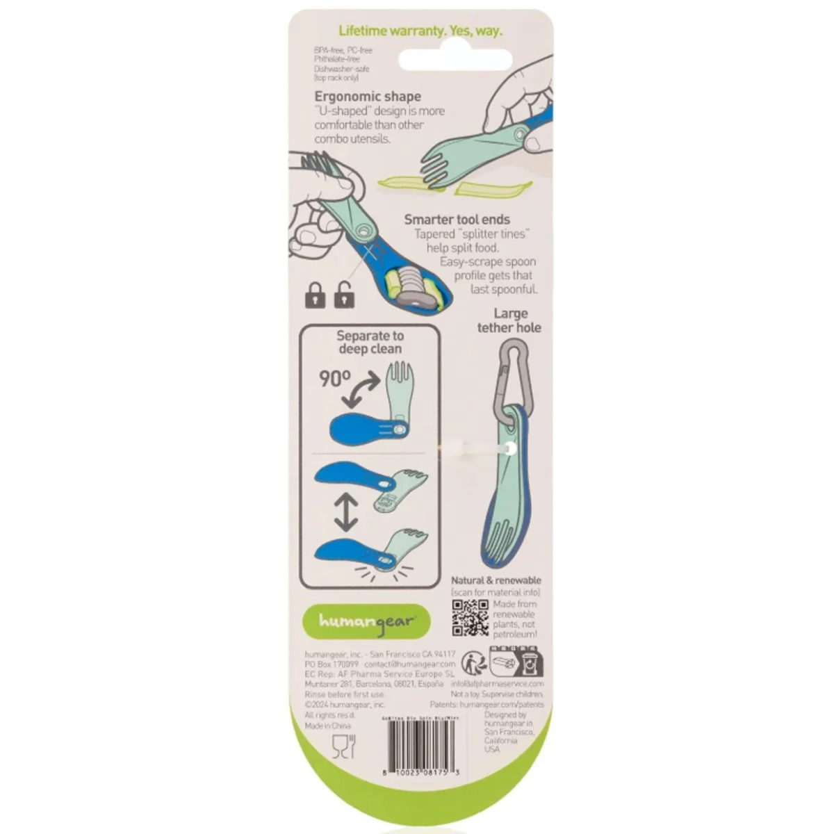 Humangear GoBites BIO Spin Combo Spoon/Fork - Image 18
