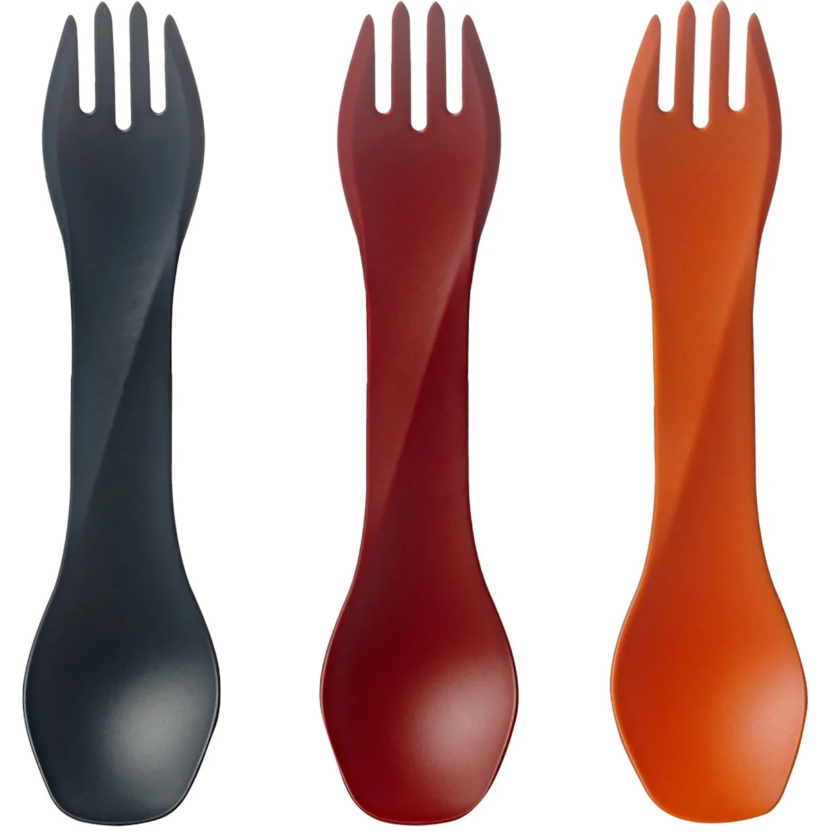Humangear Uno Kid's Fork and Spoon Combination Travel Utensil 3-Pack - Image 2