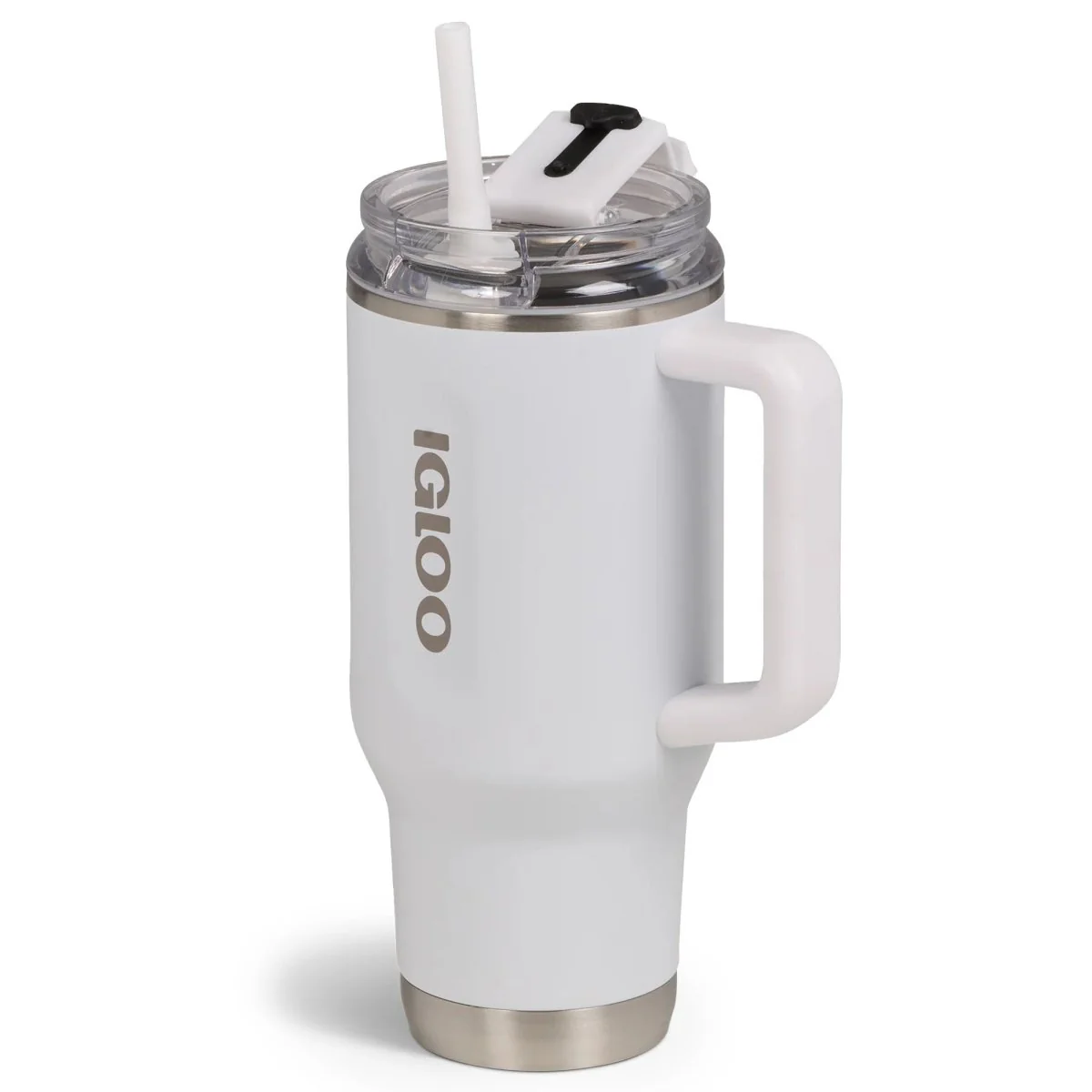 IGLOO 32 oz. Flip ‘n’ Sip Stainless Steel Travel Mug - Image 2