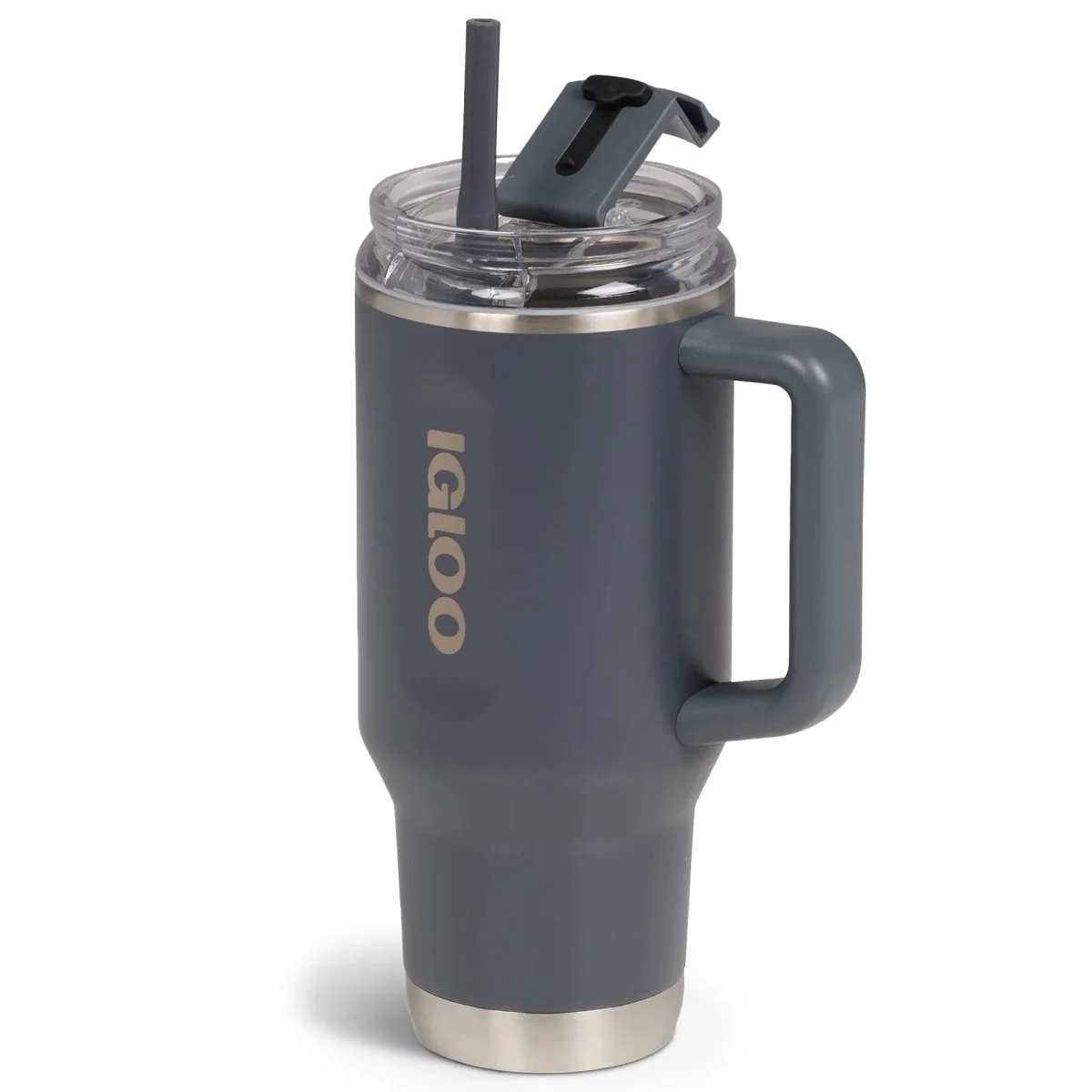 IGLOO 32 oz. Flip ‘n’ Sip Stainless Steel Travel Mug - Image 9