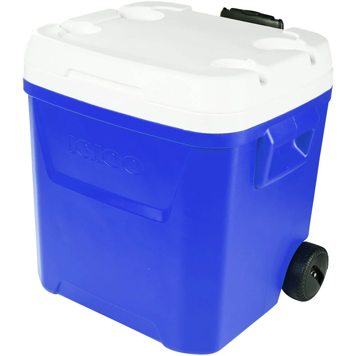 IGLOO Laguna 60 qt. Roller Hard Cooler - Majestic Blue - Image 3